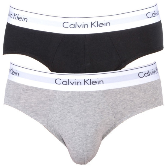2PACK muške slip gaće Calvin Klein višebojan (NB1084A - BHY)