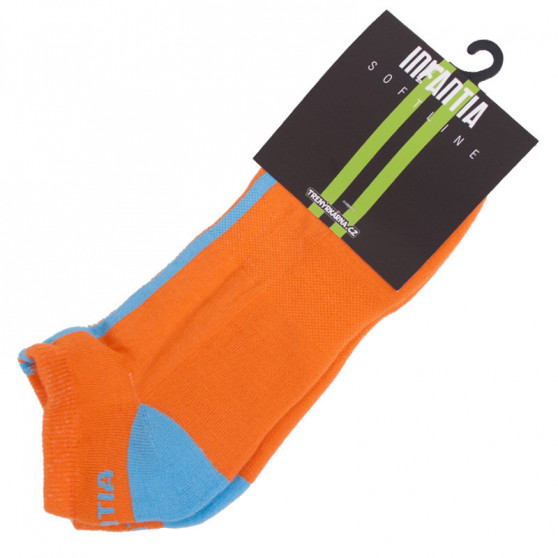 Čarape Infantia Softline narančasta s plavom linijom
