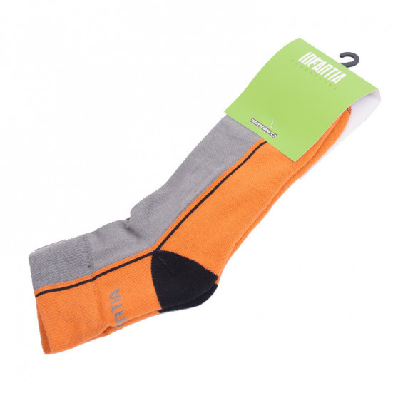 Čarape Infantia Streetline narančasto siva