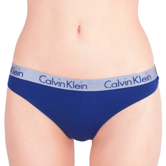 Ženske tange Calvin Klein plava (QD3539E-SX1)