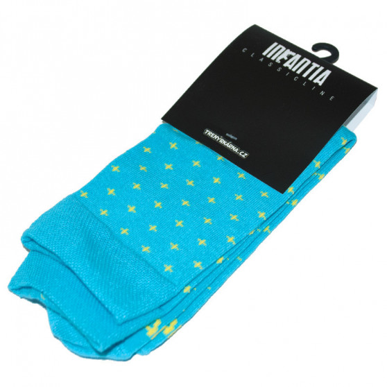 Čarape Infantia Classicline plava sa žutim križevima