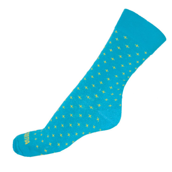 Čarape Infantia Classicline plava sa žutim križevima