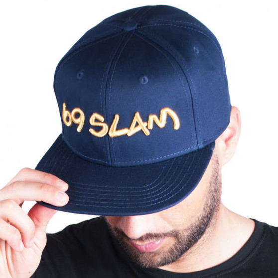 kapa 69SLAM logo - JP tamno plava sa zlatnim slovima