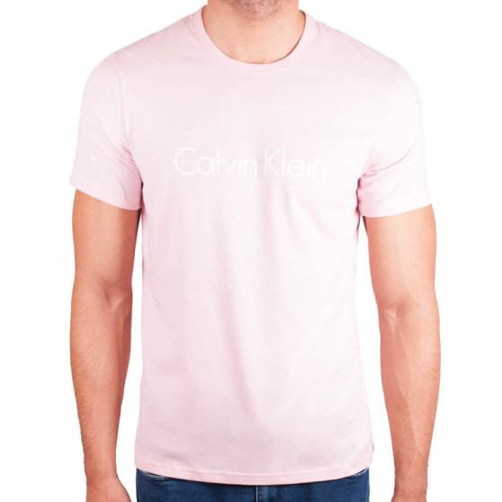Muška majica kratkih rukava Calvin Klein ružičasta (NM1129E-EVK)