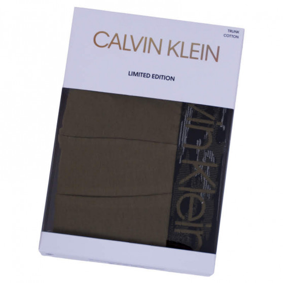 Muške bokserice Calvin Klein kaki (NB1590A-3XC)