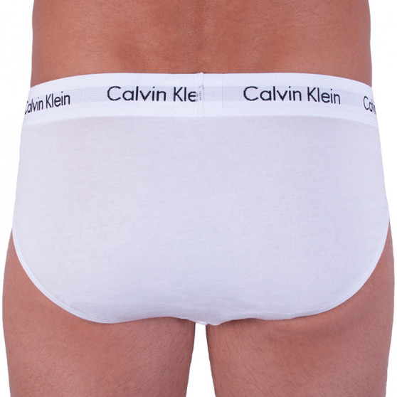 3PACK muške slip gaće Calvin Klein bijela (U2661G-100)