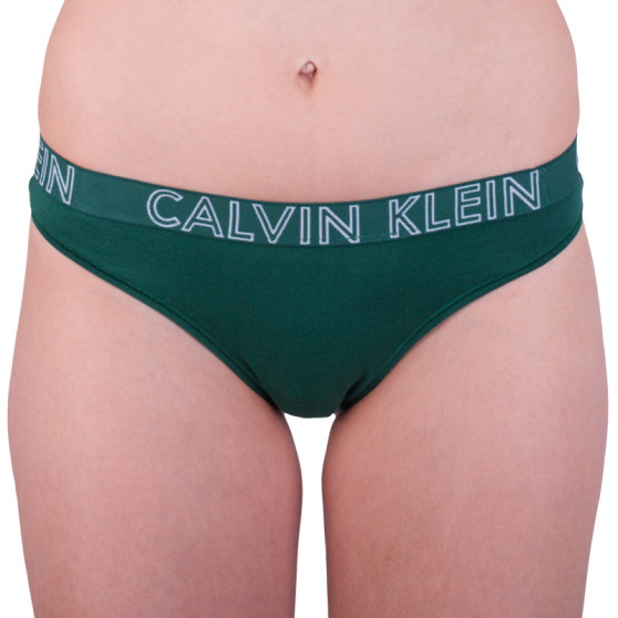 Ženske tange Calvin Klein zelena (QD3636E-YG5)