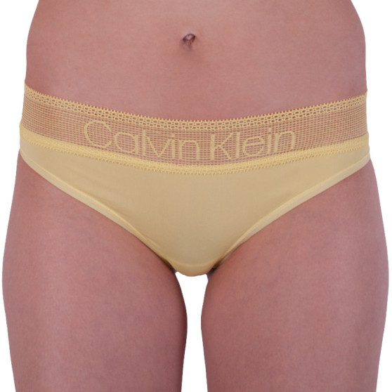 Brazilske gaćice Calvin Klein žuta boja (QD3698E-HZY)