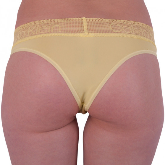 Brazilske gaćice Calvin Klein žuta boja (QD3698E-HZY)