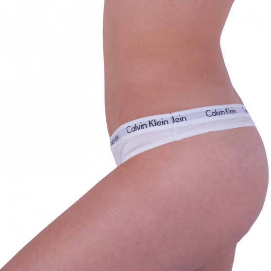 3PACK ženske tange Calvin Klein višebojan (QD3587E-YS3)