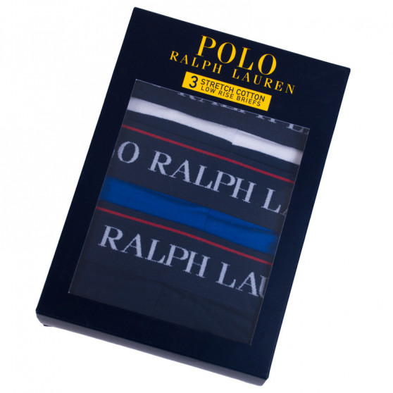 3PACK muške slip gaće Ralph Lauren višebojan (714730604001)