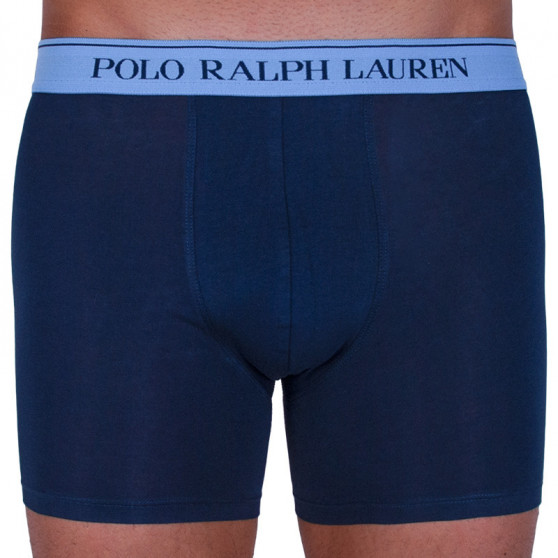 3PACK muške bokserice Ralph Lauren tamno plava (714713772004)