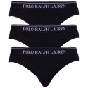 3PACK muške gaćice Ralph Lauren crno (714513423002)