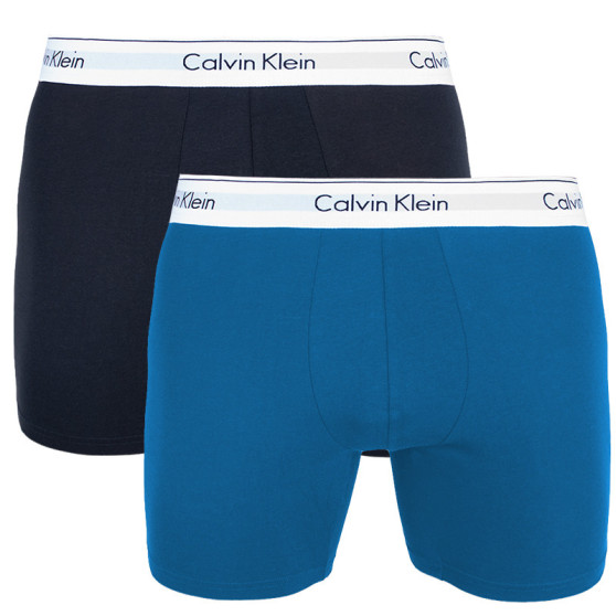 2PACK muške bokserice Calvin Klein višebojan (NB1087A-SBN)