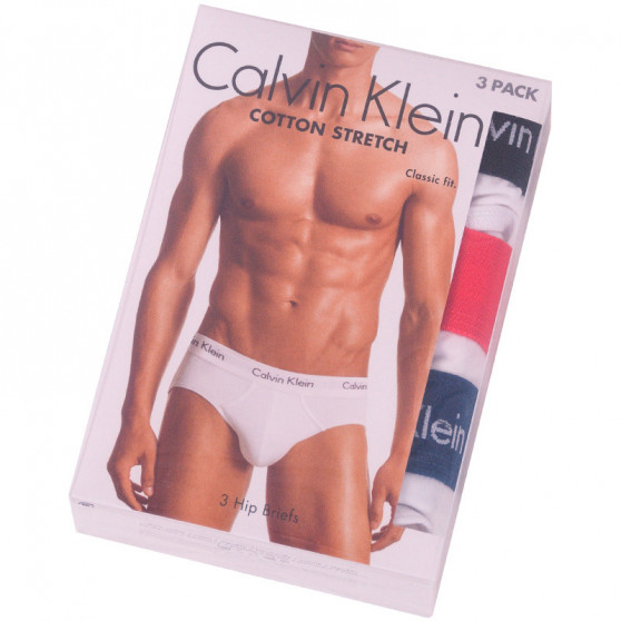 3PACK muške gaćice Calvin Klein bijela (U2661G-WZQ)