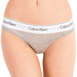 Ženske tange Calvin Klein prevelika siva (QF5117E-020)