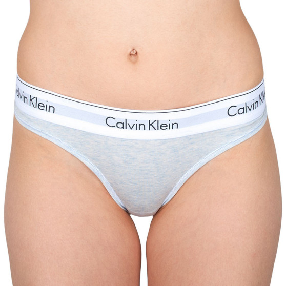 Ženske tange Calvin Klein siva (F3786E-WZH)