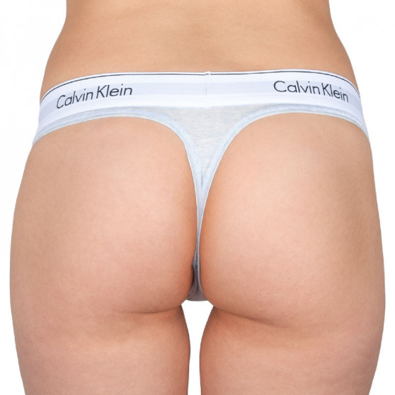 Ženske tange Calvin Klein siva (F3786E-WZH)