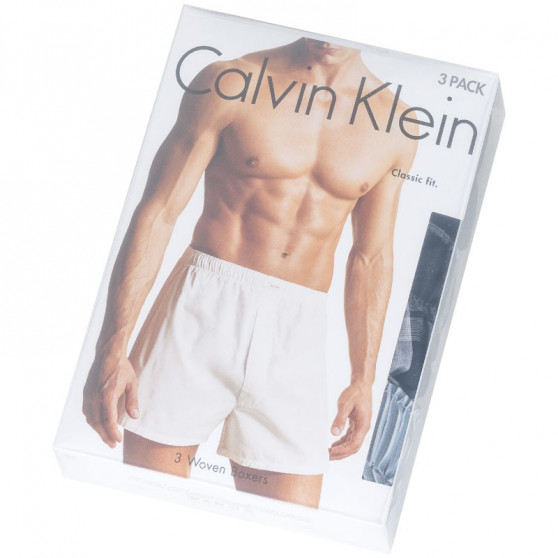 3PACK muške bokserice Calvin Klein klasični fit raznobojni (U1732A-TMM)