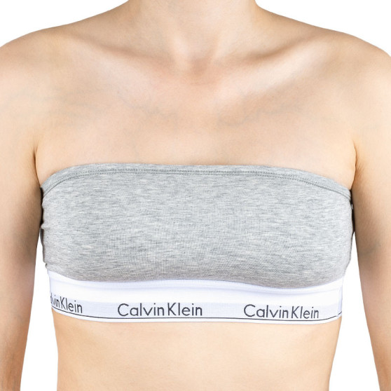 Ženski grudnjak Calvin Klein bando siva (QF5295E-020)