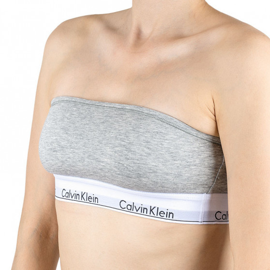 Ženski grudnjak Calvin Klein bando siva (QF5295E-020)