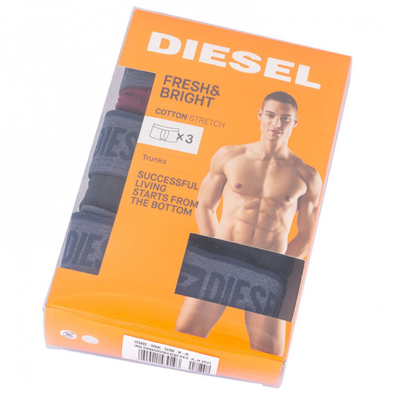3PACK muške bokserice Diesel višebojan (00SAB2-0PAWI-E4786)
