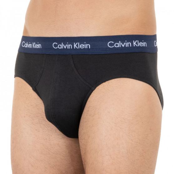 3PACK muške slip gaće Calvin Klein crno (U2661G-KDW)