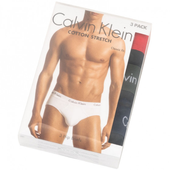 3PACK muške slip gaće Calvin Klein crno (U2661G-KDW)