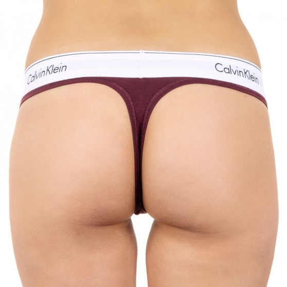 Ženske tange Calvin Klein tamnocrvena (F3786E-MDO)