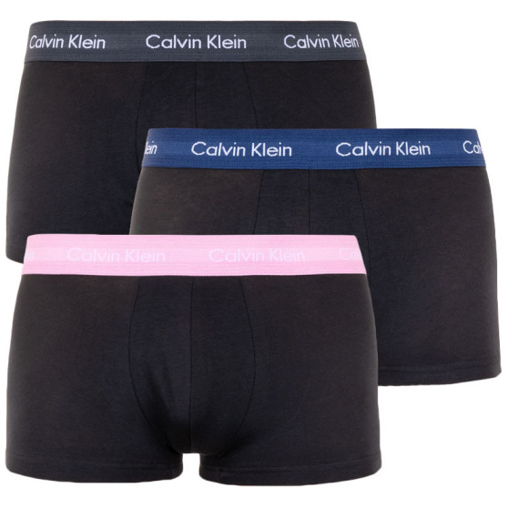 3PACK muške bokserice Calvin Klein crno (U2664G-JYJ)