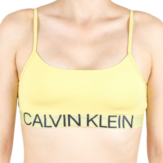 Ženski grudnjak Calvin Klein žuta boja (QF5181E-HZY)