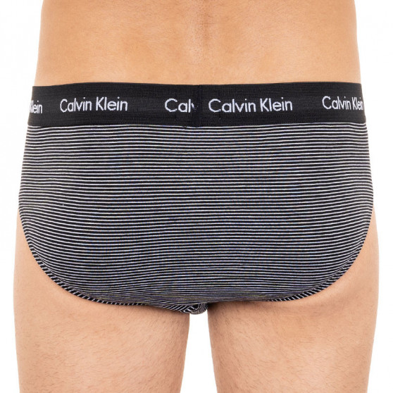 3PACK muške slip gaće Calvin Klein višebojan (U2661G-IOT)