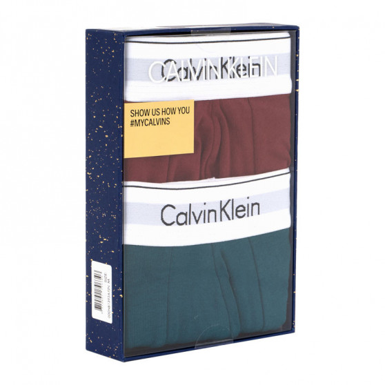 2PACK muške bokserice Calvin Klein višebojan (NB1393A-FJN)