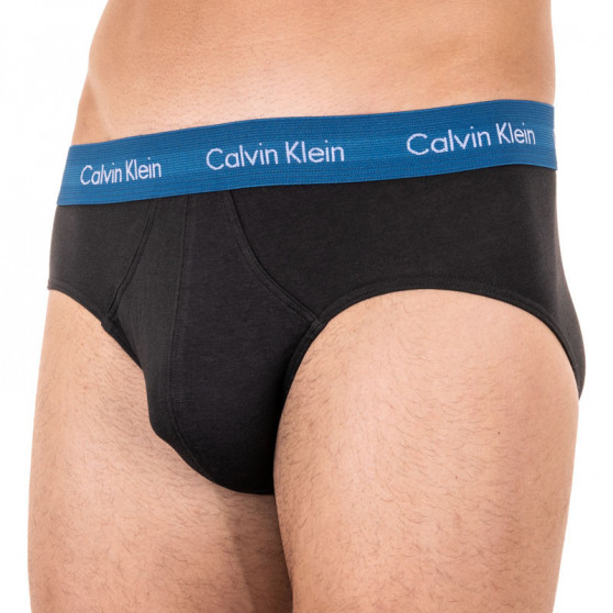 3PACK muške slip gaće Calvin Klein crno (U2661G-HDL)