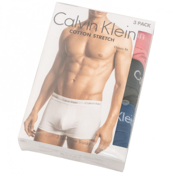 3PACK muške bokserice Calvin Klein višebojan (U2664G-MXN)