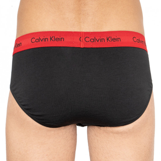3PACK muške slip gaće Calvin Klein crno (U2661G-BZP)