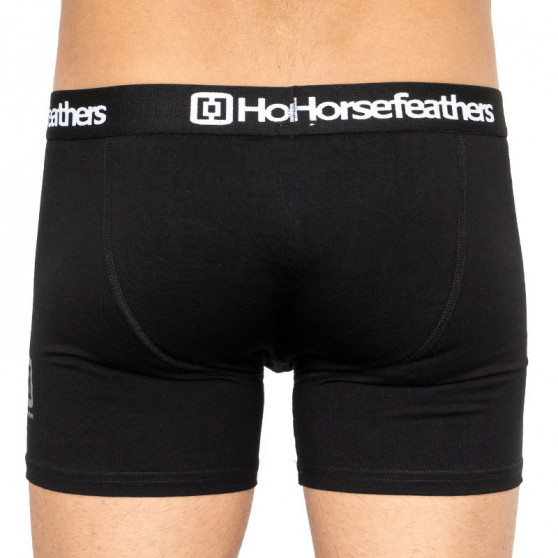 3PACK muške bokserice Horsefeathers crno (AM067A)