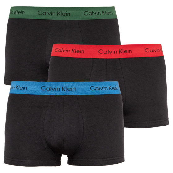 3PACK muške bokserice Calvin Klein crno (U2664G-BZP)