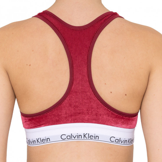 Ženski grudnjak Calvin Klein tamnocrvena (QF5509E-2XV)
