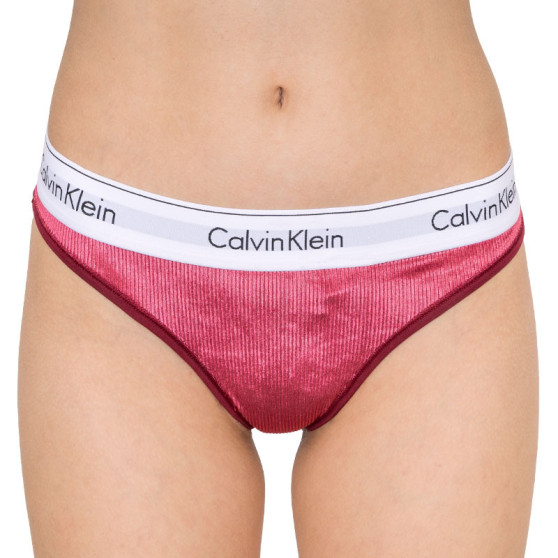 Ženske tange Calvin Klein tamnocrvena (QF5512E-2XV)