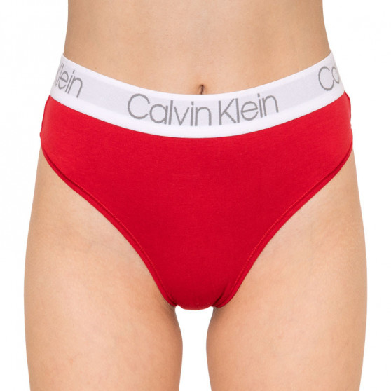 3PACK ženske tange Calvin Klein višebojan (QD3757E-BTV)