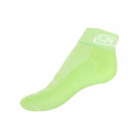 Čarape Styx fit zelena s bijelim natpisom (H275)