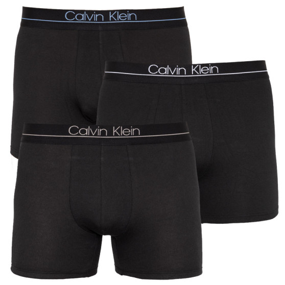 3PACK muške bokserice Calvin Klein crno (NB2008A-001)