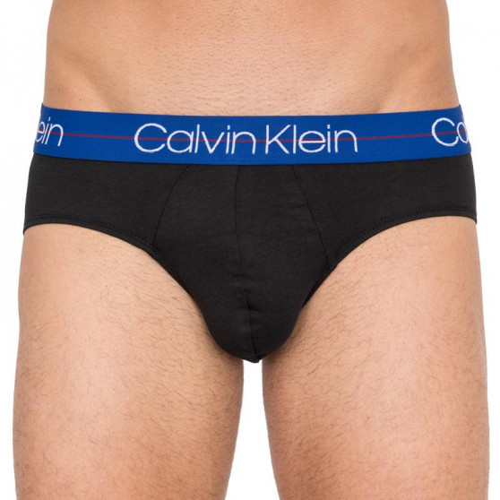 3PACK muške slip gaće Calvin Klein crno (NB1896A-KL5)