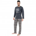 Muška pidžama Gino siva (79063)