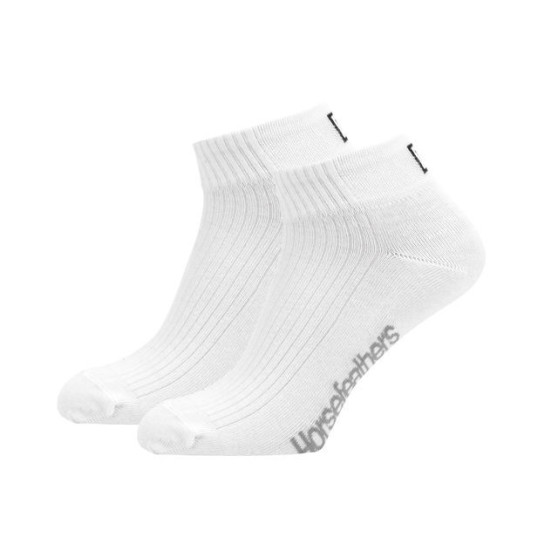 3PACK čarape Horsefeathers bijele rune (AA1080B)