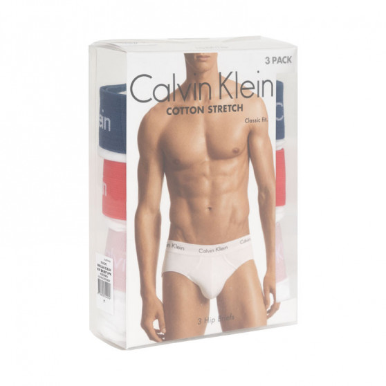 3PACK muške gaćice Calvin Klein bijela (U2661G-BUH)