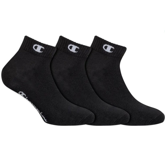 3PACK čarape Champion crno (Y08QH-8VA)