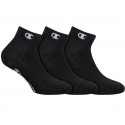 3PACK čarape Champion crno (Y08QH-8VA)