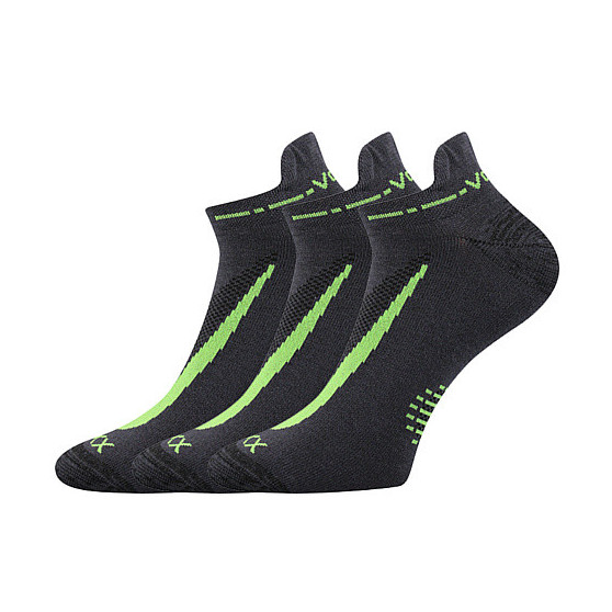 3PACK čarape VoXX tamno siva (Rex 10)